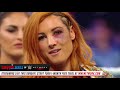 Becky Lynch chooses her replacement to face Ronda Rousey SmackDown LIVE, Nov. 13, 2018
