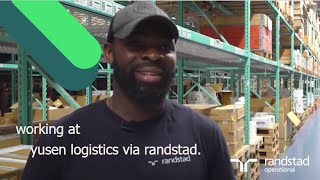 working at yusen logistics via randstad