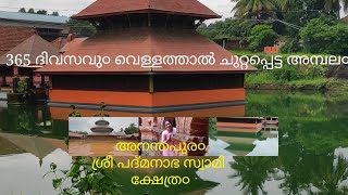 365 ദിവസവു൦ വെള്ളത്താൽ ചുറ്റപ്പെട്ട ക്ഷേത്രത്തിൽ പോയി । mini day vlog | #padmanabhaswamytemple