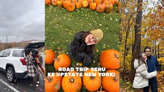 DESTINASI SERU DI UPSTATE NEW YORK WAJIB DI KUNJUNGI | road trip, fall foliage, friends, halloween