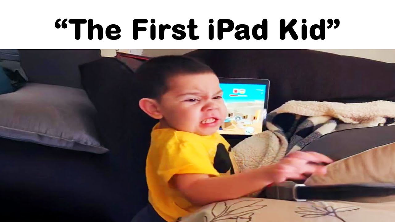 The First Ipad Kid Youtube
