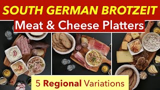 German Brotzeit / German Cold Cuts / German Snack Recipes Platters / German Appetizers