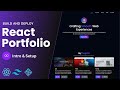 Build And Deploy a Portfolio Website with React and TailwindCSS