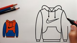 HOW TO DRAW A HOODIE STEP BY STEP | DRAWING A HOODIE TUTORIAL
