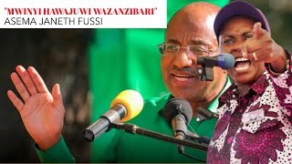 Hussein Mwinyi hakijuwi wakitakacho Wazanzibari - Janeth Fussi