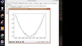 How to plot a parabola in python