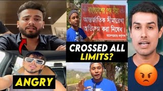 WTF!🤬Bangladeshi YouTuber Shows How to Enter India Illegally! Indians VERY ANGRY, Dhruv Rathee…