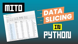 Data Slicing in Python with Mito