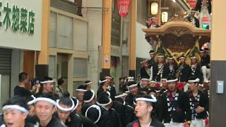 2017年 堺市 鳳だんじり祭り 試験曳き（富木②）