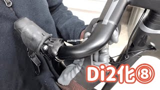 キャニオンのロードバイクをDi2化！⑧ 油圧ホースを接続