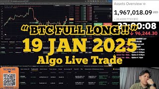 🔴 [LIVE] Bybit Copypro - Bitcoin Algo Trading Live Position (Balaena Quant) | 19/01/2025