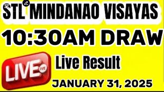 STL MINDANAO VISAYAS RESULTS 10:30AM DRAW JANUARY 31,2025