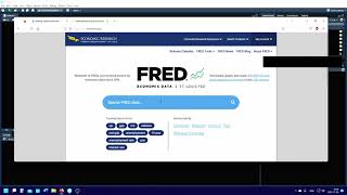 How to import FRED data in R (with an API)