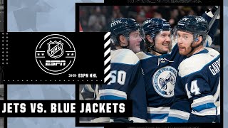 Winnipeg Jets at Columbus Blue Jackets | Full Game Highlights