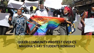 Queer community protest over CS Magoha's gay students remarks