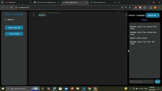 Realtime Code Collaboration Tool
