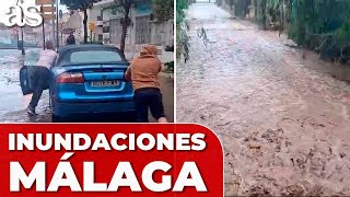 INUNDACIONES en MÁLAGA tras el paso de una nueva DANA