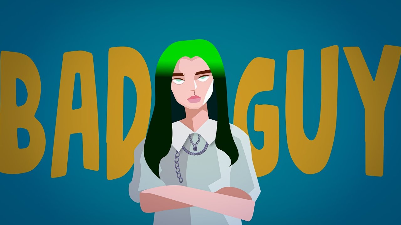 Billie Eilish - BAD GUY (Lyric Animation) - YouTube