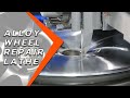 Diamond cutting alloy wheel repair machine DCM35P | Smart CNC wheel repair lathe