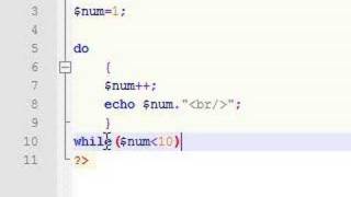 PHP Tutorial - 8 - Do Loop