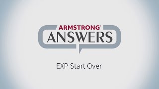 Armstrong Answers: EXP Start Over