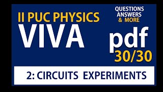 VIVA II PUC physics lab exam| common questions | meter bridge | resistance per unit length | G to V