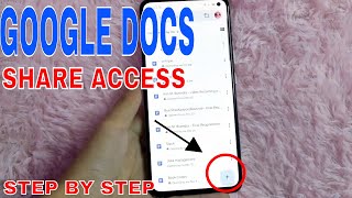 ✅ How To Share Access Of Your Google Docs 🔴