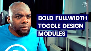 Structuring Your Page with Bold Fullwidth Toggle Modules Using Divi
