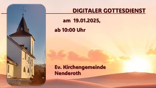 Digitaler Gottesdienst 19.01.2025