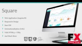 Preview Square - Responsive Admin App with AngularJS TForest