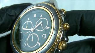 Accurist green gold chrono watch review model 481000