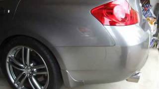 Borla exhaust on 2007 G35 sedan V36 (VQ35HR)