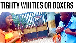 I Ask Men On The Street If They Wear TIGHTY WHITIES OR BOXER BRIEF | Public interview