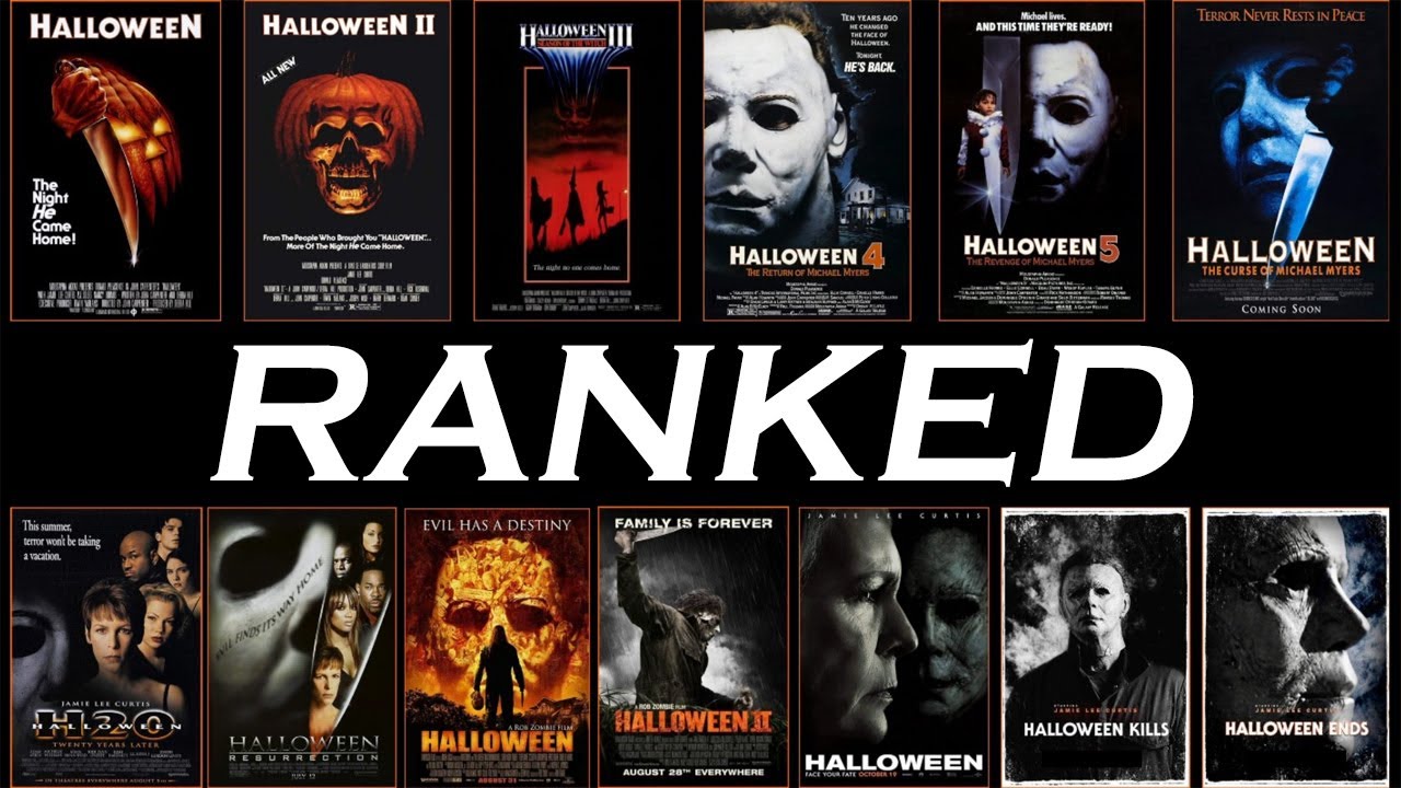 All Halloween Movies Ranked (Including Halloween Ends) - YouTube