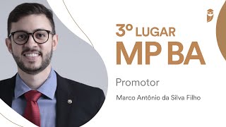 MP-BA: Conheça Marco Antônio Chaves, aprovado em 3º lugar para Promotor de Justiça