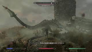 スカイリム15【Lv.5】初めてのドラゴン戦