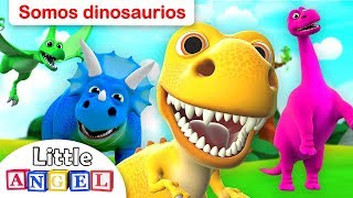 Somos dinosaurios | Canciones Infantiles | Little Angel Español