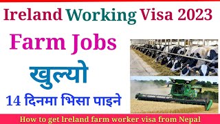 How to apply for work visa  ireland from nepal | ireland working visa | ireland work permit