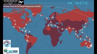 Vattastic Timelapse of WorldFlight 2017 on Vatsim