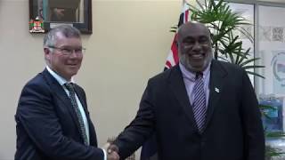 Fijian Acting PM receives NZ Minister for Trade and Export Growth