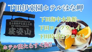 【下田伊東園ホテルはな岬】ホテルを出たらすぐ海！海の見える伊東園ホテル【女子ひとり旅】