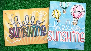 Intro to Giant Hello Sunshine + 2 cards from start to finish