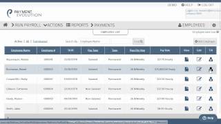 PaymentEvolution Payroll Overview