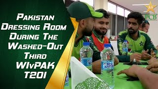The BTS - Pakistan Dressing Room, During The Washed-Out Third #WIvPAK T20I At The Providence Stadium