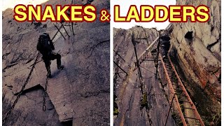 SNAKES \u0026 LADDERS -Dinorwic Quarry- Llanberis Wales U.K.