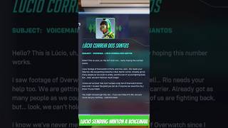 I don't like Lucio but the voice actor is pretty good 👍#overwatch2 #invasion