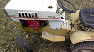 1973 sears st 16 with honda 5.5 temporary repower