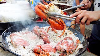 STREET FOOD in MALAYSIA!  [ Salt Baked Crab ] NIGHT MARKET / Kuala Lumpur / SS2