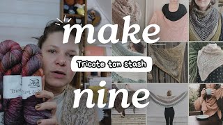 Make Nine 2025 | Tricote Ton Stash | Châles