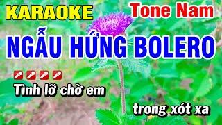 Karaoke Ngẫu Hứng Bolero Nhạc Sống Tone Nam Chuẩn | Hoài Phong Organ